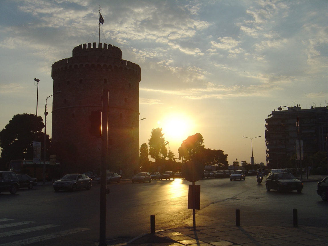 Thessaloniki Sunset Lefkospirgos